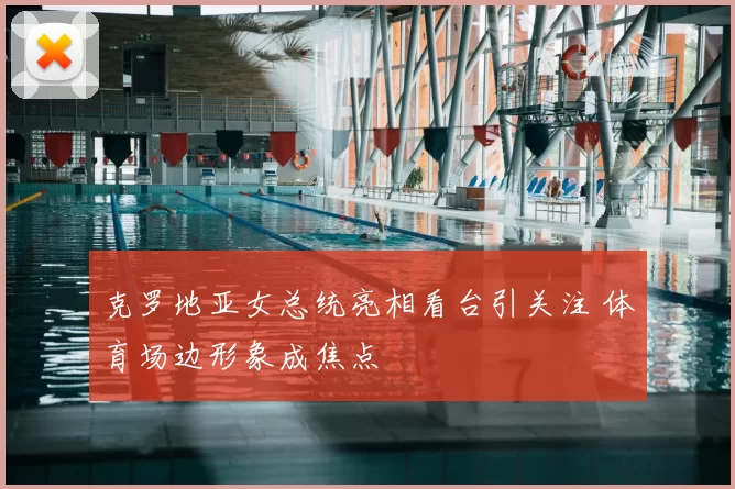 克罗地亚女总统亮相看台引关注 体育场边形象成焦点
