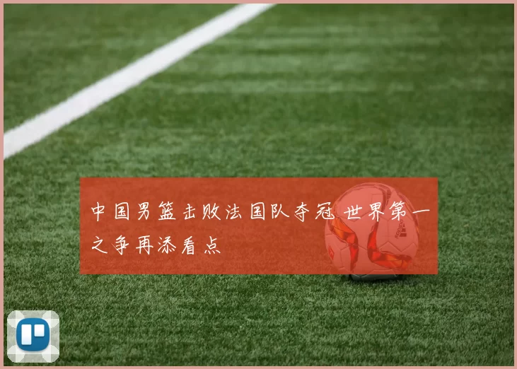 中国男篮击败法国队夺冠 世界第一之争再添看点